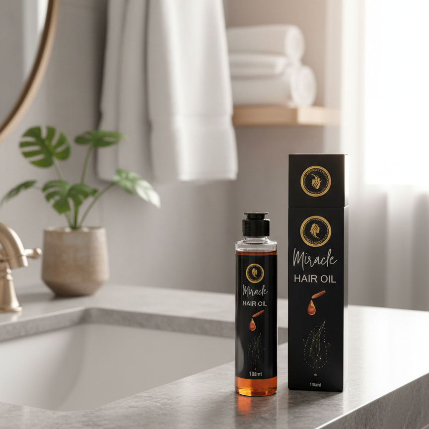 Miracle Elixir Noir Intensive Hair Revival Luxury And Growth Repair Oil For Strong Healthy And Nourished Hair - 150ML