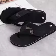 Men's Casual Flip Flops Fashion Beach Shoes Men Summer Non-Slip Flat Slides Mens Slippers Indoor House Shoes Man Male Slipper