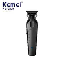 Kemei Men's Cordless Hair Clipper USB Rechargeable Zero Gap Trimmer Electric Hair Clipper Original Blade Accessories KM-2299