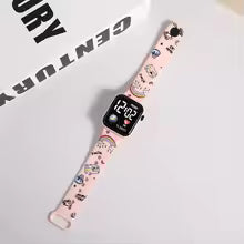 New Stitch Children Watches Girls Reloj Inteligente Para Niños Niña Reloj Hello Kitty Digital Watch Women Relógio Infantil