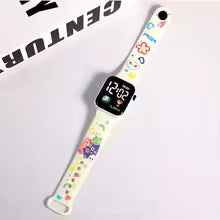 New Stitch Children Watches Girls Reloj Inteligente Para Niños Niña Reloj Hello Kitty Digital Watch Women Relógio Infantil