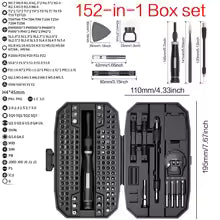 Precision Screwdriver Set, Laptop Tool Kit, 152/25 in 1 Professional Computer Screwdriver Repair Kit T5 T6 Torx Screwdriver