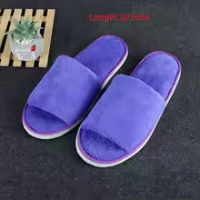 Women Indoor Slippers warm furry Home Slipper Winter Home shoes Women Men House Flat Closed Toe Slides for Bedroom Flip Flops