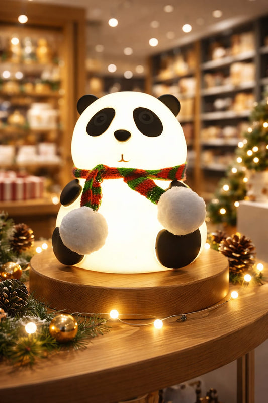 Cute Panda Night Light Silicone Soft Lamp Portable And Child Safe Bedside Light Reliable Performance And Everyday Lighting Support