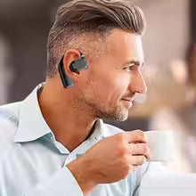 Wireless Bluetooth Headphones Bluetooth Headset With Led Display Right Ear In Ear Earphones Noise Canceling Headset For Driving