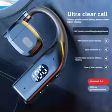 Wireless Bluetooth Headphones Bluetooth Headset With Led Display Right Ear In Ear Earphones Noise Canceling Headset For Driving